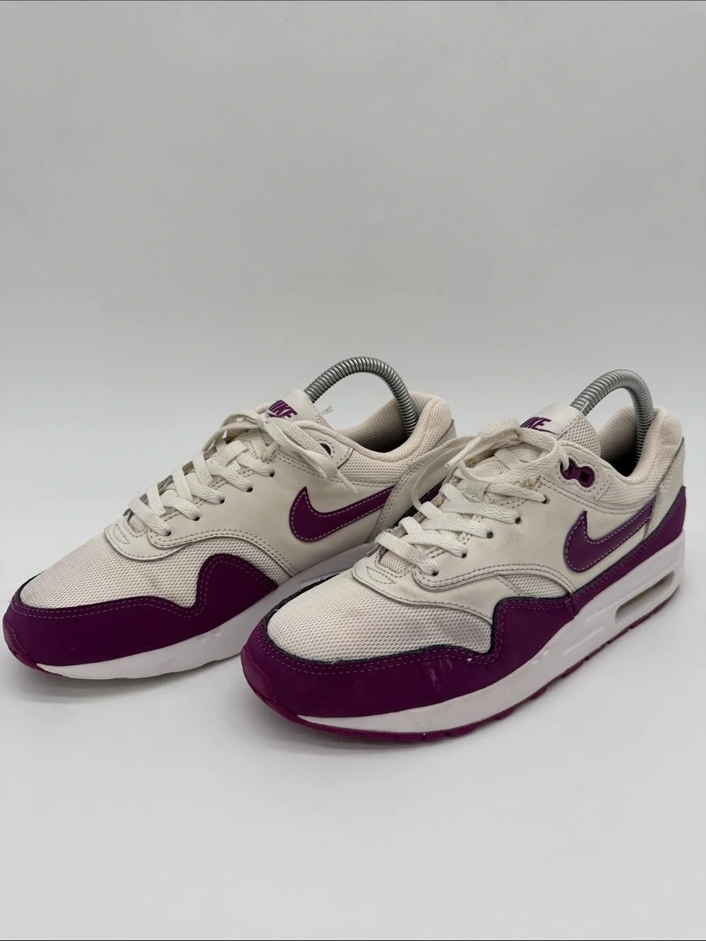 Nike Air Max 1 GS 'White Viotech' Youth Size 6